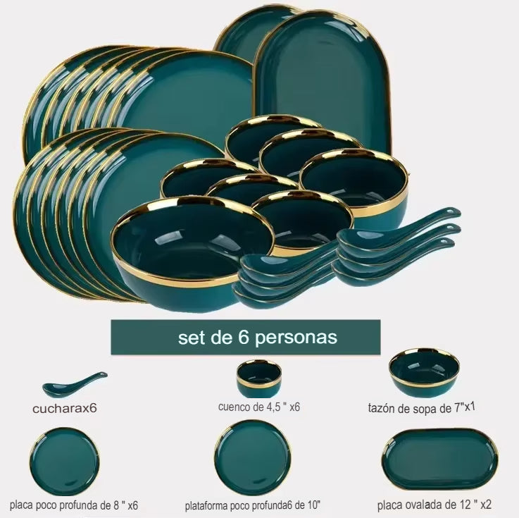 Juego de platos premium SelectoPratos™ - Compra 1 y llévate 2 gratis